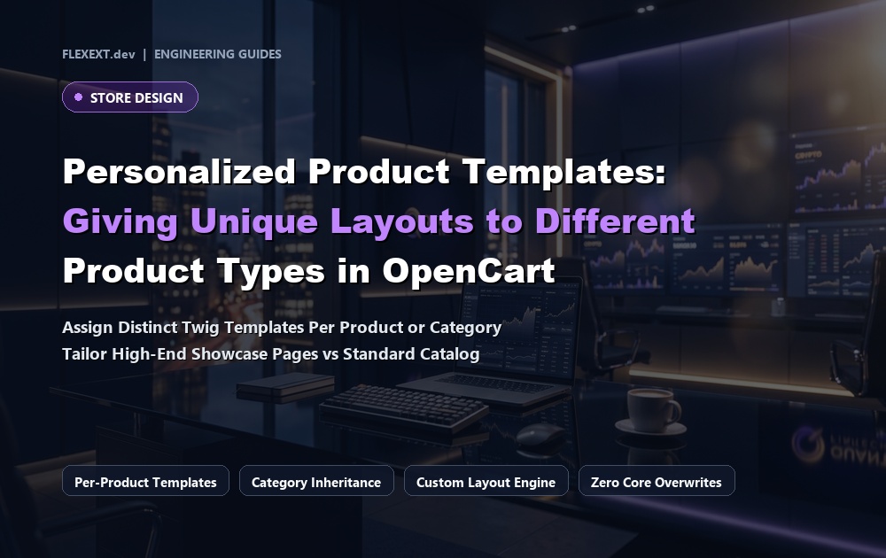 Personalized Product Templates: Giving Unique Layouts to Different Product Types in OpenCart