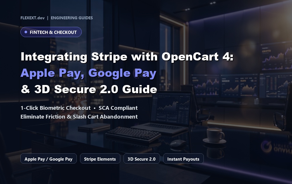 Integrating Stripe with OpenCart 4: Apple Pay, Google Pay & 3D Secure 2.0 Explained