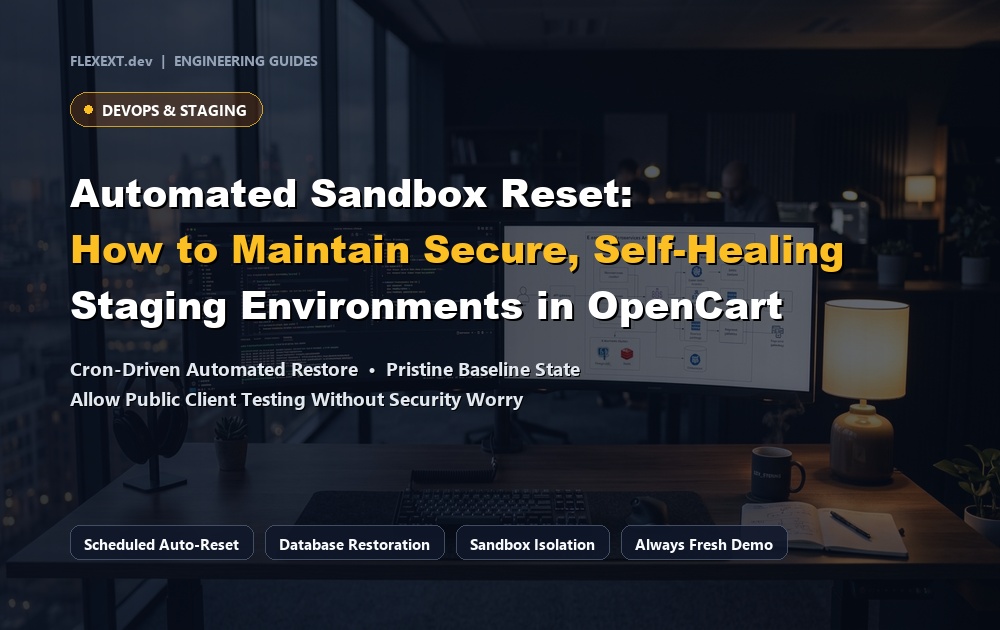 Automated Demo Sandbox Reset: How to Maintain Secure, Self-Healing Staging Environments in OpenCart