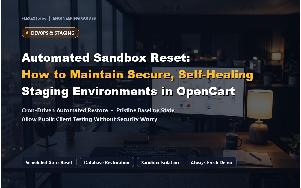 Automated Demo Sandbox Reset: How to Maintain Secure, Self-Healing Staging Environments in OpenCart