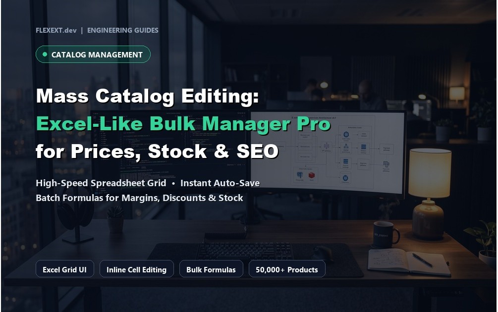 How to Speed Up Catalog Management: Mass Editing Prices, Stock & SEO with Excel-Like Grids in OpenCart