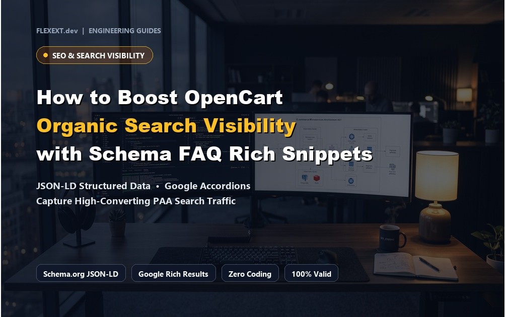 How to Boost OpenCart Organic Traffic with Schema.org FAQ Rich Snippets (JSON-LD Guide)