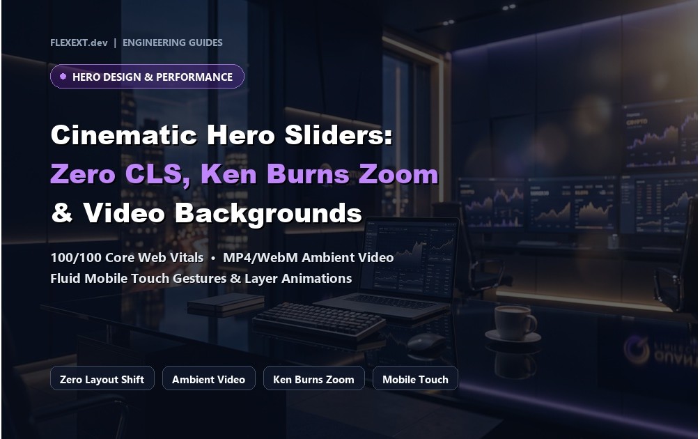Cinematic Hero Sliders vs Default Sliders: Zero CLS, Ken Burns & Mobile Optimization for OpenCart