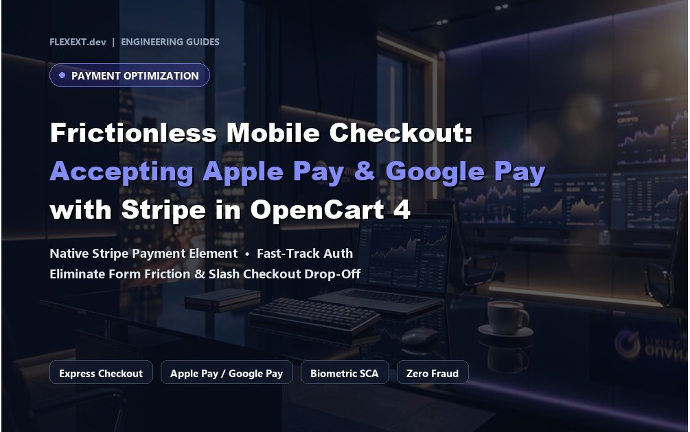 Accepting Apple Pay, Google Pay & Credit Cards: Complete Stripe Integration Guide for OpenCart 4