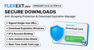 Secure Digital Downloads & Expiration Manager (Anti-Sharing & IP Shield)