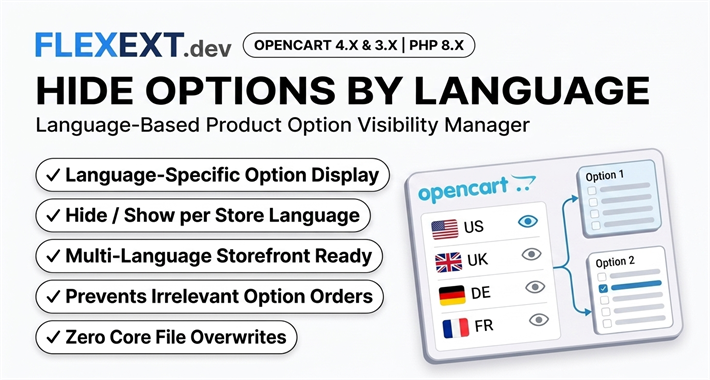 Hide Product Options by Customer Language & Localization Filter
