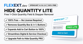 Hide Quantity Field Lite - Free 1-Click Quantity and Stepper Remover