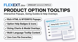 Option Tooltips & Interactive Help Popovers for OpenCart