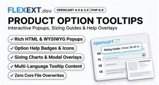 Option Tooltips & Interactive Help Popovers for OpenCart