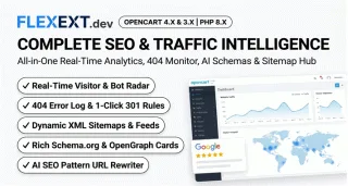 Complete SEO & Traffic Intelligence Suite for OpenCart 4 & 3