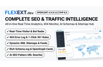 Complete SEO & Traffic Intelligence Suite for OpenCart 4 & 3