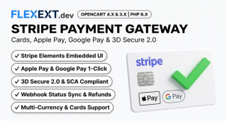 Stripe Modern Payment Gateway (Credit Cards, Apple Pay, Google Pay & 3DS2)