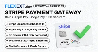Stripe Modern Payment Gateway (Credit Cards, Apple Pay, Google Pay & 3DS2)