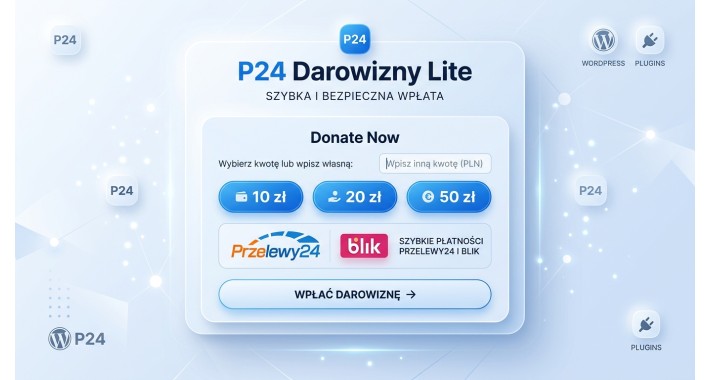 P24 Darowizny Lite dla WordPress (Przelewy24)