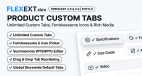 Product Custom Tabs Pro (Global, Category & Product Level)