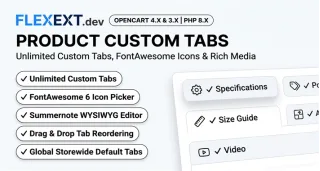 Product Custom Tabs Pro (Global, Category & Product Level)