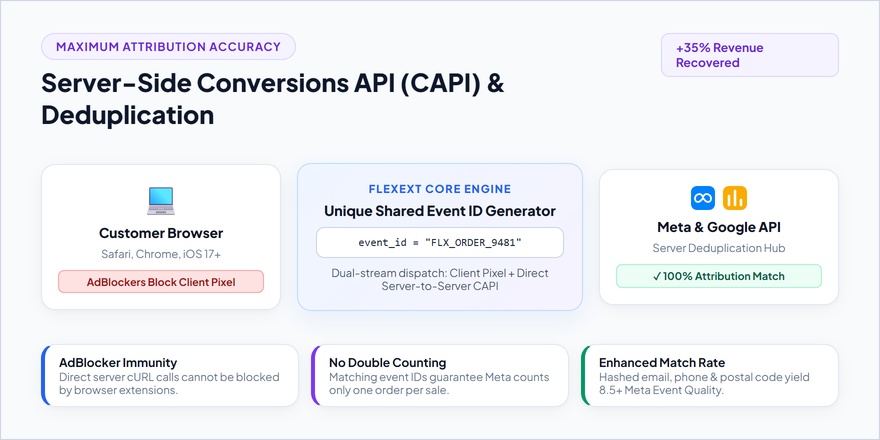 Dual Server-Side CAPI & Browser Pixel Tracking