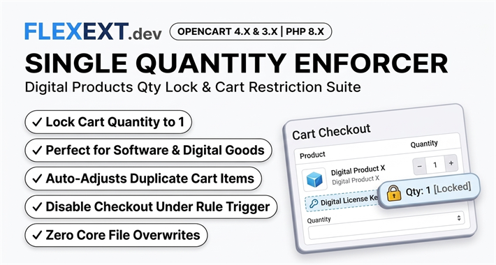 Single Quantity Enforcer & Cart Limits