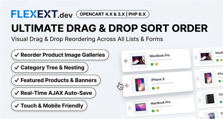 Ultimate Drag & Drop Sort Order Showcase Banner
